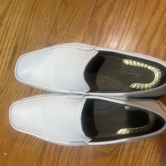 NWB Kenneth Cole ‘Drive Home’ Men's White Loafers Sz 10 - Picture 9 of 10